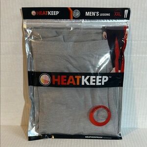 HEATKEEP Men's Heather Gray Legging Base-layer Long Underwear Size XXL NWT